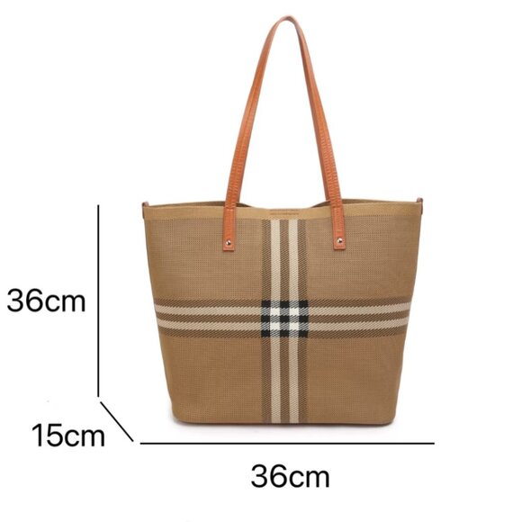 Large tweed tote bag - Picture 6 of 6